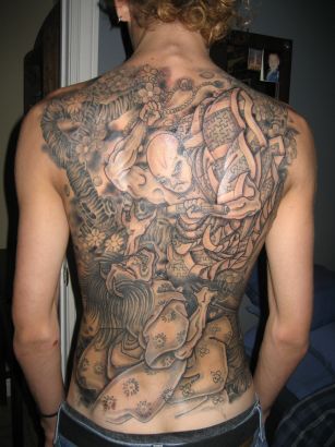 Back Picture Tattoo Art